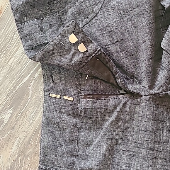 Gray Tailored Women's Shorts - Picture 2 of 6